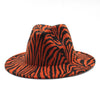 Leopard Wool Fedora Hat H8022