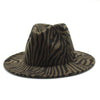 Leopard Wool Fedora Hat H8022