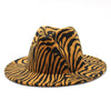 Leopard Wool Fedora Hat H8022