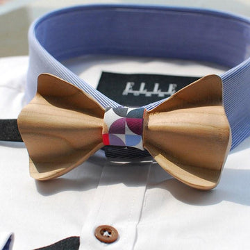 AOMISHOES™ COLORFUL WOODEN BOW TIE T1023